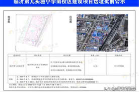 具体位置公布！临沂九小南校区选址批前公示图片