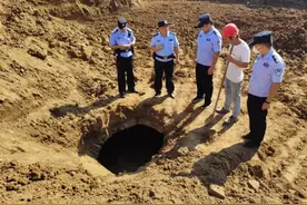 安徽一工地挖出墓群！疑似千年古墓图片