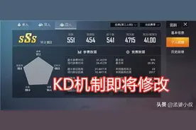 吃鸡：KD机制即将调整？数据全部平均化，上百KD即将消失图片