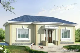 主体15w内农村一层小别墅平房设计图图片