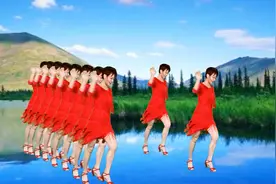 《路灯下的小姑娘》好听经典舞曲 广场舞 附详细教学 一学就会视频封面