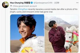 丁真不知道自己怎么红的，华春莹为他连发三推图片