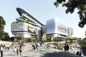 郑州洞林湖区域商业再升级，新田拟建17万方的360广场图片