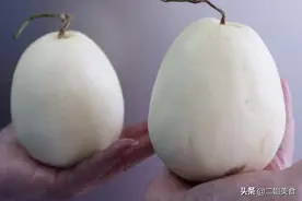 打了激素的甜瓜如何区分？果农：教您一招，以后别乱买了图片