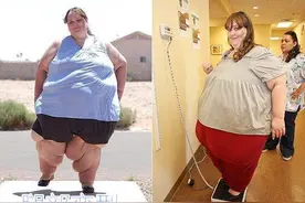 被博士丈夫喂到1450斤，破世界记录的女子，生二胎后现状如何？图片