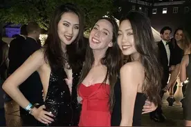 跟大姐孟晚舟没得比，华为小公主穿衣开放爱派对，浑身散发网红气图片