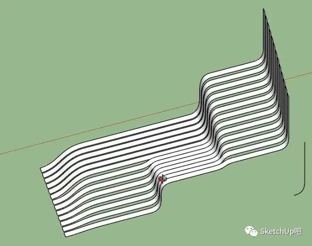最浪的奇葩楼梯建模，SU依然轻松搞定？
