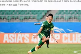 闪耀亚冠！19岁国安少年一球成名，携7大纪录登上亚足联官网图片