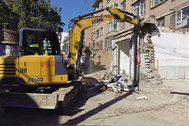 大同市苹果园小区8间违建被拆图片