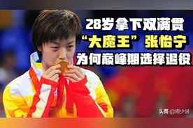 巅峰时期的张怡宁，为何选择在巅峰时期退役，背后的真相是什么？图片
