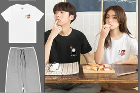 秀恩爱必选的三套情侣款T恤图片