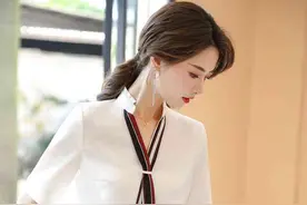 知性白领职业衬衫，气质优雅大方图片