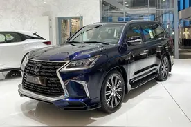 实拍2021款雷克萨斯LX 造型豪华、霸气 提供运动版可选图片
