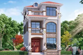 设计师尽力了！6.5米宽建别墅，农村建房没有不可能图片