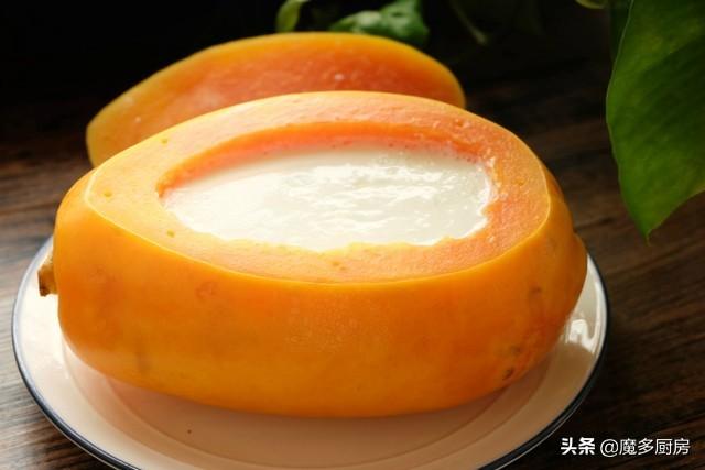 牛奶木瓜的功效与作用（木瓜炖牛奶）