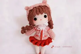 钩针图解:小女孩Y丫图片