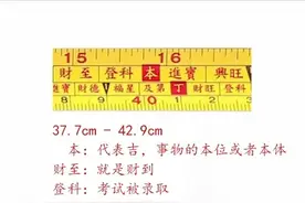 「木·知识」方便简洁又全面的鲁班尺介绍图片