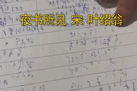 山东一男孩写字如鬼画符，但自己却能读出来，网友：当医生的潜质图片