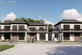 中式图库｜面宽 34.1米 进深 15.9米贵州遵义中式别墅图片