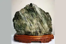与众不同的观赏石：崂山绿石图片