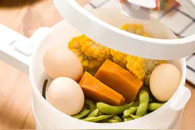 小小一个电煮锅，上蒸下煮，轻松搞定一日三餐图片