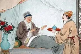 孝子汉文帝刘恒，在母亲生病时亲尝汤药，日夜侍奉在身边图片