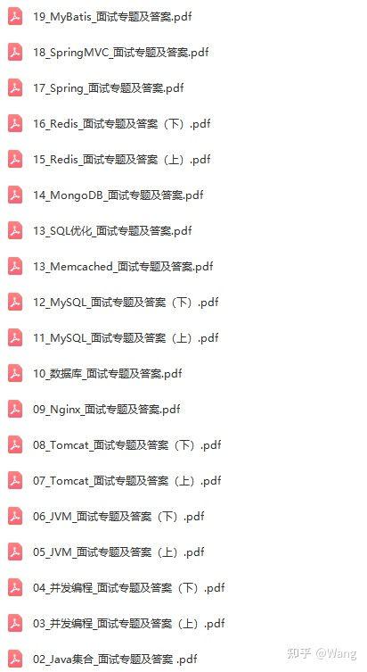 2021 Java面试题大全2000+面试题附答案详解，看完跳槽吊打面试官