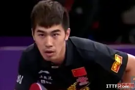 当年的希望之星闫安，比庄智渊速度更快，2013世乒赛横扫庄智渊图片