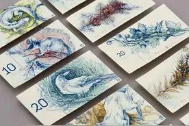 艺术家徒手绘画“欧元”，结果这些画，比真钱还要贵上10倍​图片