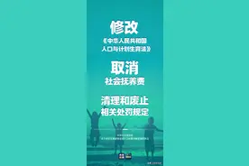 中央明确：取消社会抚养费！图片