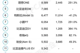 销量前10的新能源汽车都在用啥电动机？图片