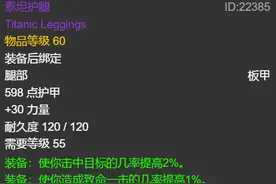 怀旧服：不算Buff，这护腿才是狂暴战毕业装，联盟战士更好拿图片