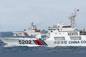 马国欲开采南海石油，中国海警果断出手，大马抗议专属经济区被闯图片