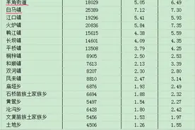 重庆武隆区七普数据：没有一个镇的常住人口超过3万图片