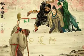 80后画家恶搞历史人物，三英开车战吕布，艺术创新还是挑战传统图片