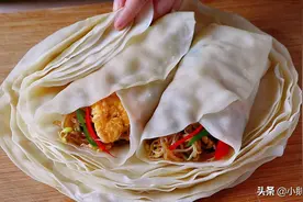 河南小吃水烙馍，一锅蒸几十张，又薄又软又筋道，卷菜吃比肉都香图片