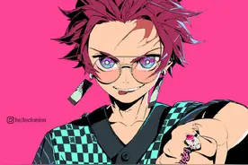 一组《鬼灭之刃》同人插画图片