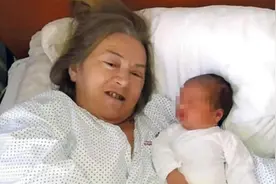 还记得67岁生娃的产妇吗？如今全家过成这样，网友：属实佩服图片