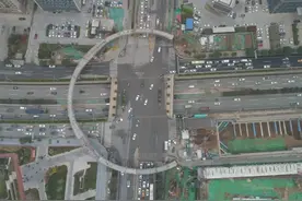 8部电梯让过街更便捷｜西安曲江南三环环形天桥将于全运会前完工图片