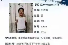 紧急寻人！沈阳7岁男孩失联，穿紫色短袖、米色短裤图片