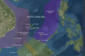 12艘海警船列阵南海 为我国的新法、新规保驾护航图片