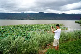 石屏美食：异龙湖边品尝烤豆腐，最好吃的却是烤鸡胗烤肉和烤肉皮图片