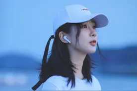 杨紫这组照片太好看了吧！蓝调的日系海盐风文艺又浪漫图片