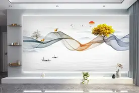 18款流行的石材岩板电视背景墙的设计方案记得收藏好了图片