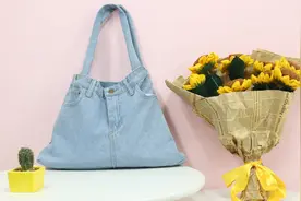 旧牛仔裤我不舍得再丢掉了，剪开拿针“缝”几下，做出超实用包包视频封面