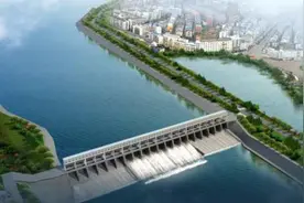 沱江盘龙寺拦河闸工程有序推进图片