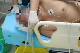 网传山东一货车司机喝敌敌畏抗议罚款 当事人：准备走法律程序图片