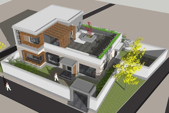 甘肃别墅图纸网站建设（每日农村建房图集甘肃15m×95m现代别墅）