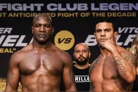 称重结束：拳王霍利菲尔德比对手重了近20磅，体格依旧十分强壮图片