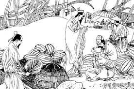 太平广记故事-张谨画符图片
